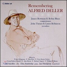 John Turner / James Bowman 블로우: 퍼셀에 대한 송시 / 헨델: 두 대의 리코더 소나타 F장조 (Remembering Alfred Deller)