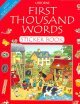 First Thousand Words Sticker Book English