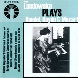 Wanda Landowska Plays Handel / Haydn / Mozart