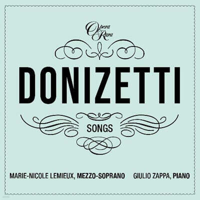 Marie-Nicole Lemieux 도니체티: 가곡 4집 (Donizetti: Songs Vol.4)