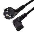 HDTOP 국산 AC 코드 ㄱ자 우측 꺾임 전원 파워케이블 2M HT-AC101