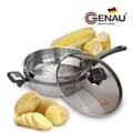 [독일 GENAU] [GENAU] 제너 5PLY 인덕션 스팀웍팬 26cm (3p)
