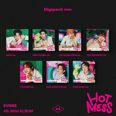 EVNNE (이븐) - 미니앨범 4집 : HOT MESS [Digipack Ver.][7종 중 1종 랜덤발송]