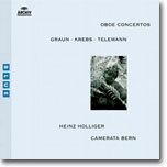 Graun / Krebs / Telemann : Oboe Concerto : HolligerㆍCamerata Bern