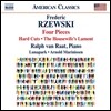 Ralph van Raat 제프스키: 네 개의 소품, 하드 컷, 주부의 탄식 (Frederic Rzewski: Four Pieces)