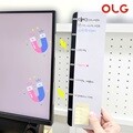 올지 자석 모니터 메모보드 좌우 2P 풀세트 메모판 컴퓨터 냉장고