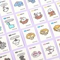 야니멀즈 찌글 띠부띠부씰 (10종)