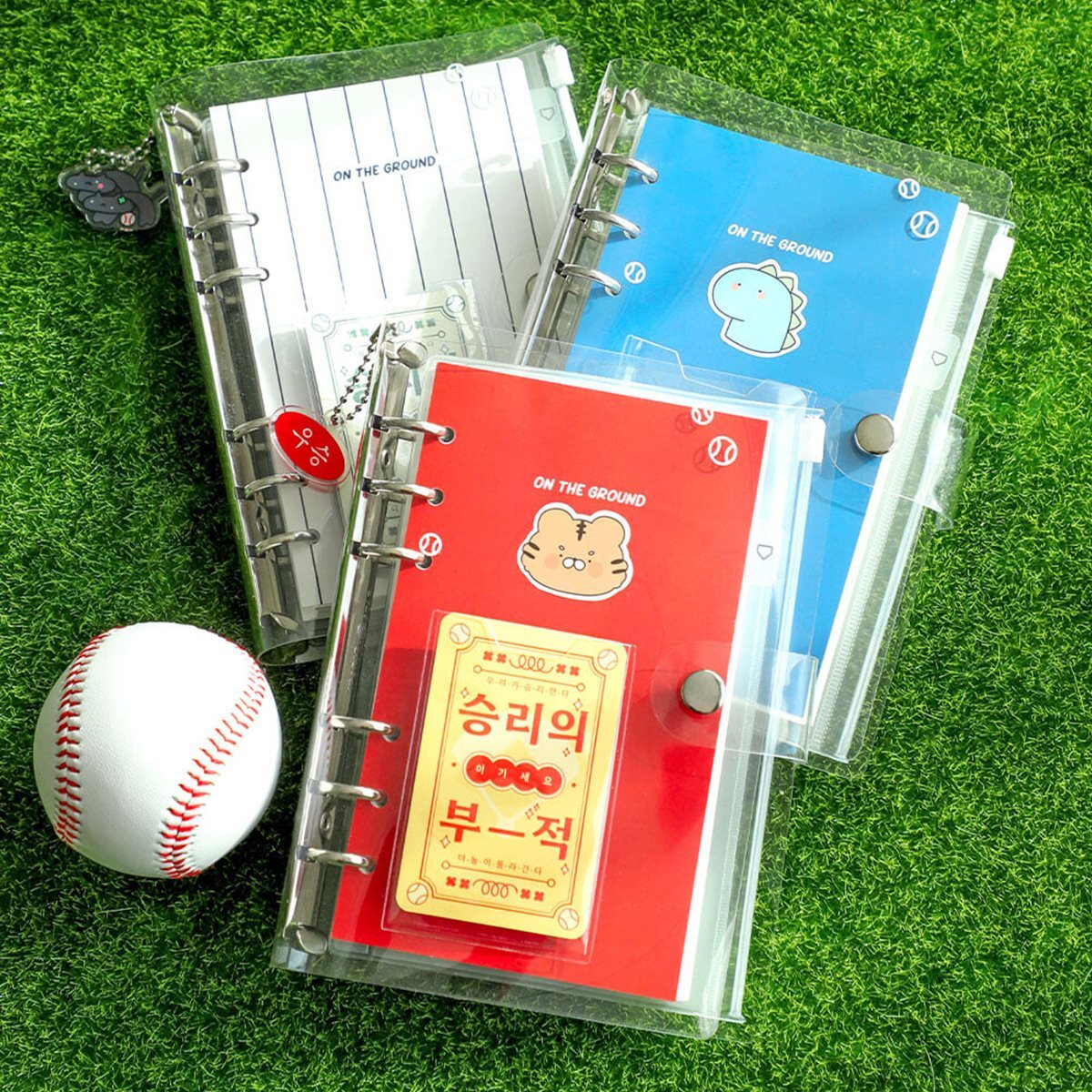 [예스24배송] 온 더 그라운드 6공 야구 다이어리
