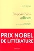 Impossibles adieux 한강 작가『작별하지 않는다』프랑스판