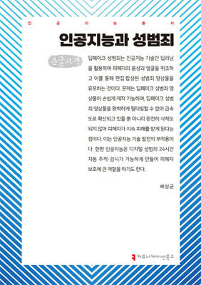 인공지능과 성범죄 (큰글자책)