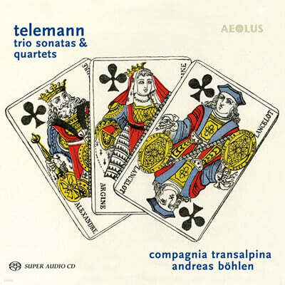 Compagnia Transalpina 텔레만: 트리오 소나타와 사중주 (Telemann: Trio Sonatas & Quartets)