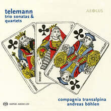 Compagnia Transalpina 텔레만: 트리오 소나타와 사중주 (Telemann: Trio Sonatas &amp; Quartets)