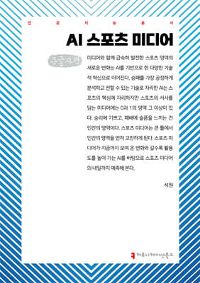 AI 스포츠 미디어 (큰글자책)