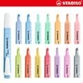 문구도매 스타빌로 스윙쿨 파스텔 형광펜 이니셜각인