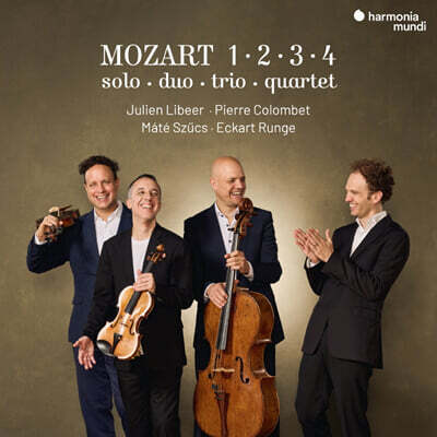 Julien Libeer 모차르트: 솔로, 듀오, 트리오, 사중주 (Mozart: 1 2 3 4 - Solo, Duo, Trio, Quartet)
