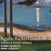 Anne Le Bozec 그론달: 가곡과 피아노 작품들 (Grondhal: Songs & Piano Works)