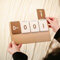디자인웁스 신생아 만년형 디데이달력 4칸