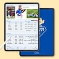 덕아웃 야구다이어리 삼성노트 아이패드 갤럭시탭 PDF 속지 다이어리