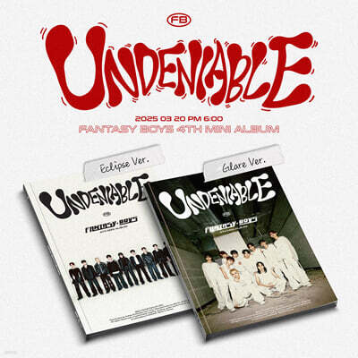 FANTASY BOYS (판타지보이즈) - 미니앨범 4집 : UNDENIABLE [2종 SET]