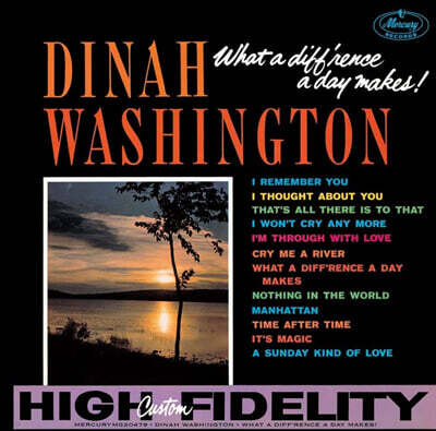 Dinah Washington (디나 워싱턴) - What A Difference A Day Makes