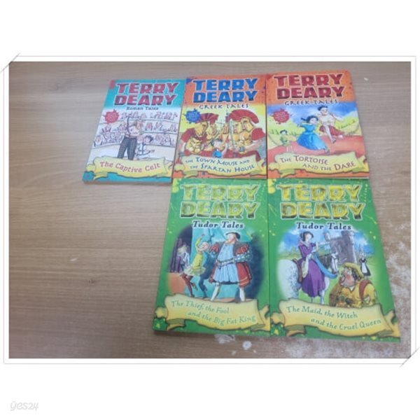 영문)Tudor Tales 시리즈 5권 세트.1 Greek Tales: The Tortoise and the Dare...지은이 테리 디어리 외.출판사 Bloomsbury Publi..