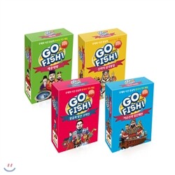 [한국사 보드게임]Go Fish 고피쉬 한국사 4종 세트_삼국통일+몽골과고려인+세종대왕+이순신