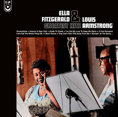 Ella Fitzgerald & Louis Armstrong (엘라 피츠제럴드 & 루이 암스트롱) - Greatest Hits [2LP]