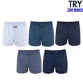[트라이] 근본시리즈 남성 순면100 트렁크팬티 5종