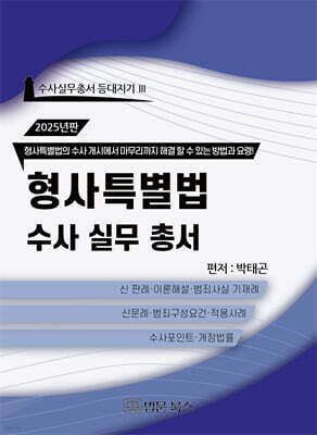 2025년 형사특별법 수사 실무 총서