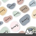 의류용네임스티커Color러블리스톤