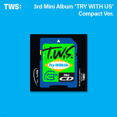 TWS (투어스) - 3rd Mini Album 'TRY WITH US' [Compact Ver.][7종 중 1종 랜덤발송]