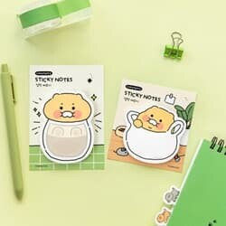 [카카오프렌즈] 춘식이 오디너리 형태 점착 메모지