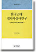 한국근대 정치사상사연구