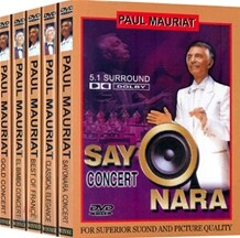 Paul Mauriat 5DVD SET (El Bimbo / Sayonara Concert / Gold Concert / Classical Elegance / Best of France)
