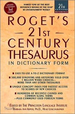 Roget&#39;s 21st Century Thesaurus: In Dictionary Form