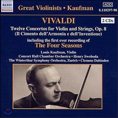 Peter Rybar / Louis Kaufman 비발디: 사계 (Vivaldi: The Four Seasons)