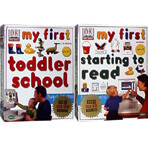 [DK 특가 1 SET]my first starting to read : 영국/미국식 발음(2 DISC) + My First Toddler School : 영국/미국식 발음 (2 DISC) + 한글가이드북