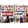 [DK 특가 1 SET]my first starting to read : 영국/미국식 발음(2 DISC) + My First Toddler School : 영국/미국식 발음 (2 DISC) + 한글가이드북