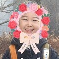 카네이션 인간화환 가면