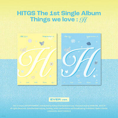 HITGS (힛지스) - The 1st Single Album - Things we love : H (EVER) [2종 중 랜덤 1종]