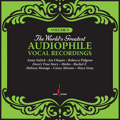 체스키 레코즈 보컬 모음 4집 (The World’s Greatest Audiophile Vocal Recordings) [그린 컬러 LP]