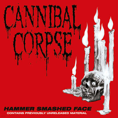 Cannibal Corpse (카니발 콥스) - Hammer Smashed Face [클리어 & 레드 스플래터 컬러 LP]
