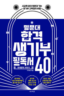 명문대 합격 생기부 필독서 40 : 현대문학 이야기