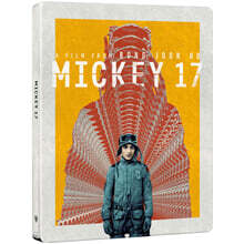 미키 17 (2Disc, 4K UHD 스틸북 티저 한정판) : 블루레이