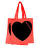 Apartamento Heart Tote Bag 아파르타멘토 하트 토트백 (Hot Coral)