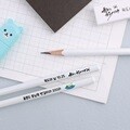 [주문제작]네임연필2B 1자루화이트 독도