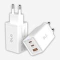 올지 65W 초고속 멀티 충전기 3포트 PD PPS 급속 충전 어댑터 USB C타입 8핀 5핀 스마트폰 핸드폰 태블릿
