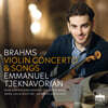 Emmanuel Tjeknavorian 브람스: 바이올린 협주곡, 두 개의 가곡 외 (Brahms: Violin Concerto Op.77, Lieder Op.91)