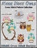More Hoot Owls ... Cross Stitch Pattern Collection