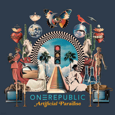 Onerepublic (원리퍼블릭) - Artificial Paradise [골드 & 퓨어 클라우디 컬러 2LP]